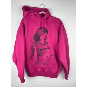 FA DEADSTOCK Pink Graphic Hoodie Sz.L NWOT
